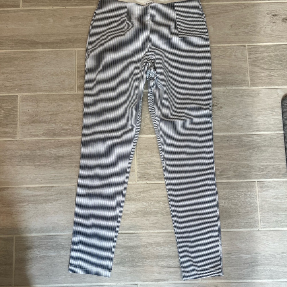 Striped Blue and White Pants Calvin Klein